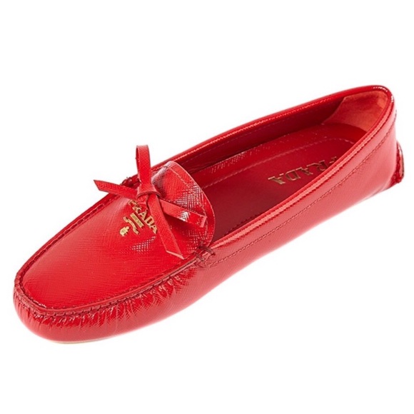 Prada Shoes - 🔥🔥Prada gold moccasins brand new